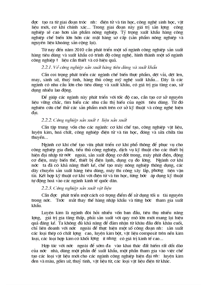 image for page Thực trạng phương hướng và biện pháp chủ yếu trong chuyển dịch cơ cấu kinh tế ngành ở Việt Nam