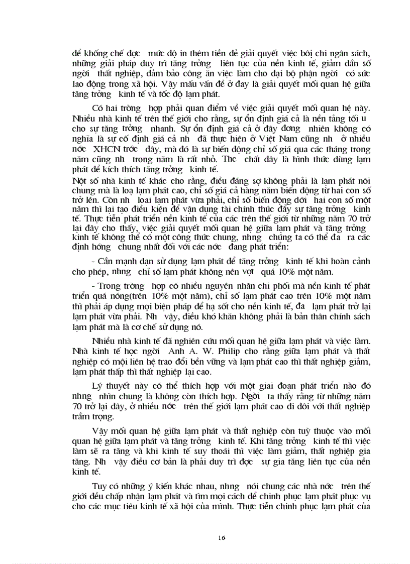 image for page Kiềm chế lạm phát và chống lạm phát ở nước ta