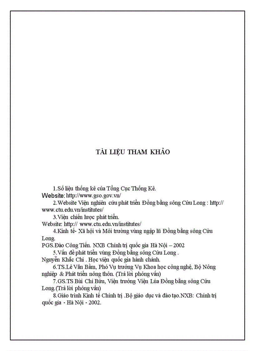 image for page Vai trò của nông nghiệp và nông thôn đồng bằng Sông Cửu Long trong sự phát triển kinh tế của đất nước