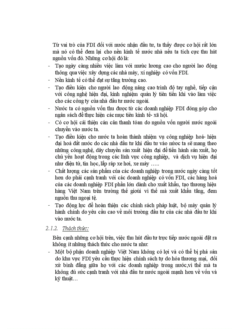 image for page Đầu tư trực tiếp nước ngoài cơ hội và thách thức đối vơi nền kinh tế nước ta
