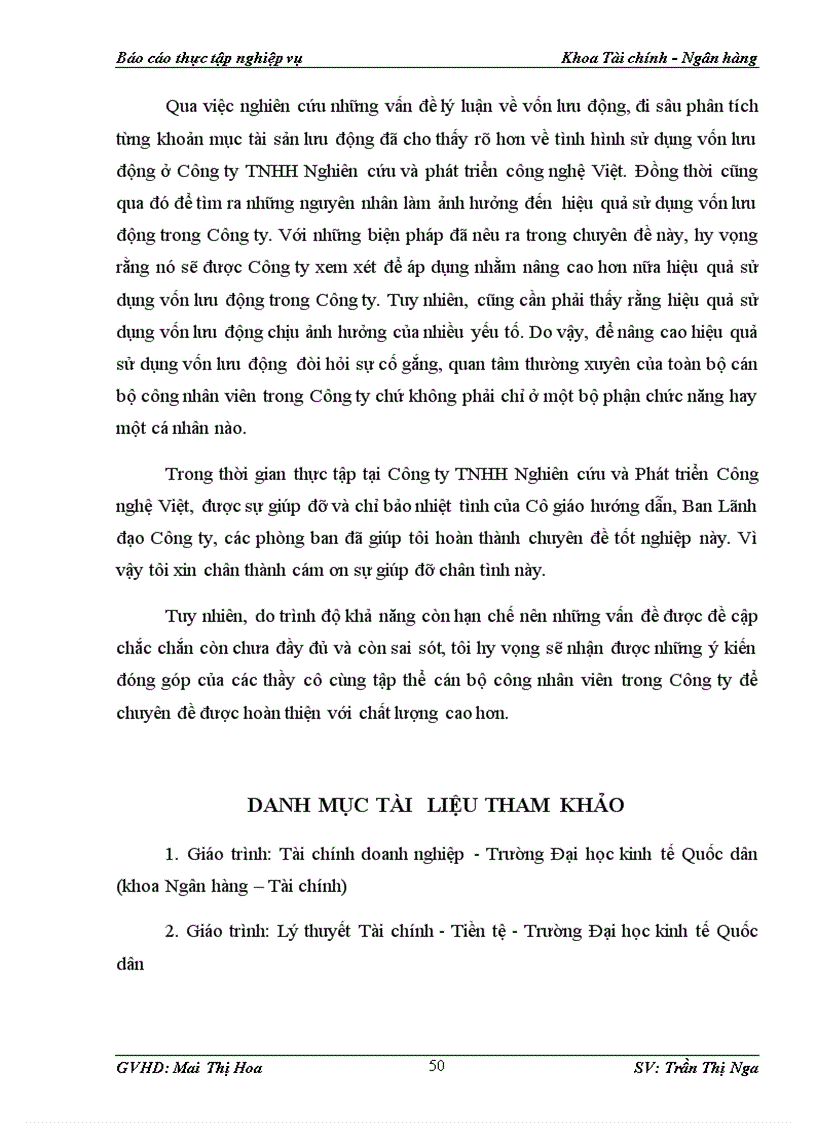 image for page Giải pháp nâng cao hiệu quả sử dụng vốn lưu động tại công ty TNHH Nghiên cứu và Phát triển Công nghệ Việt