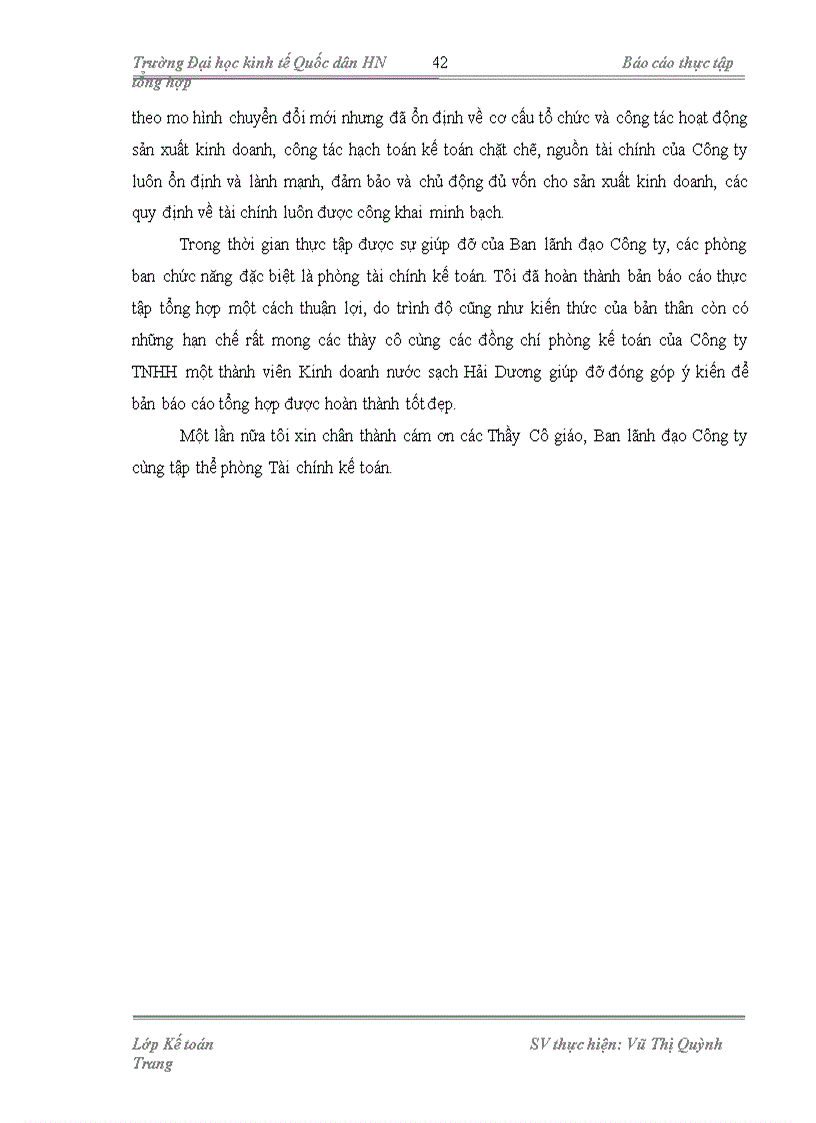 image for page Đặc Điểm Tổ Chức Kế Toán Tại Công Ty TNHH Một Thành Viên Kinh Doanh Nước Sạch Hải Dương