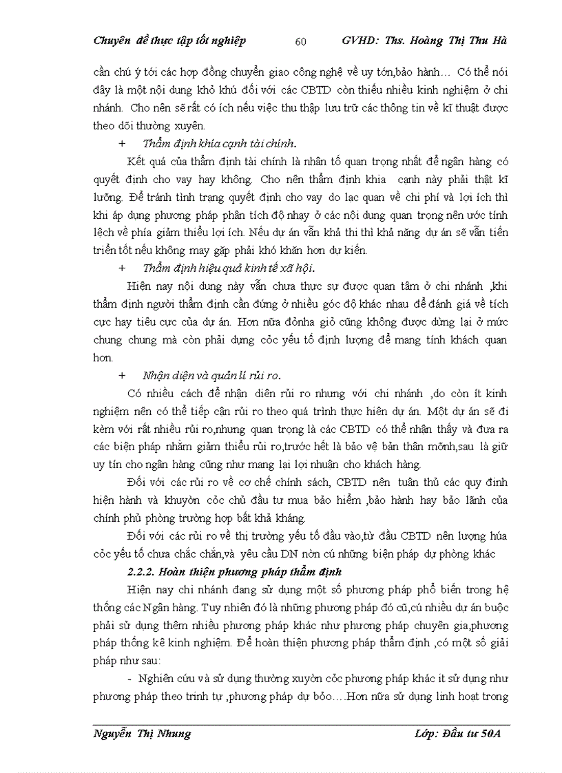 image for page Hoàn thiện công tác thẩm định dự án đầu tư vay vốn của các DNVVN tại Ngân hàng thương mại cổ phần Bắc Á chi nhánh Kim Liên