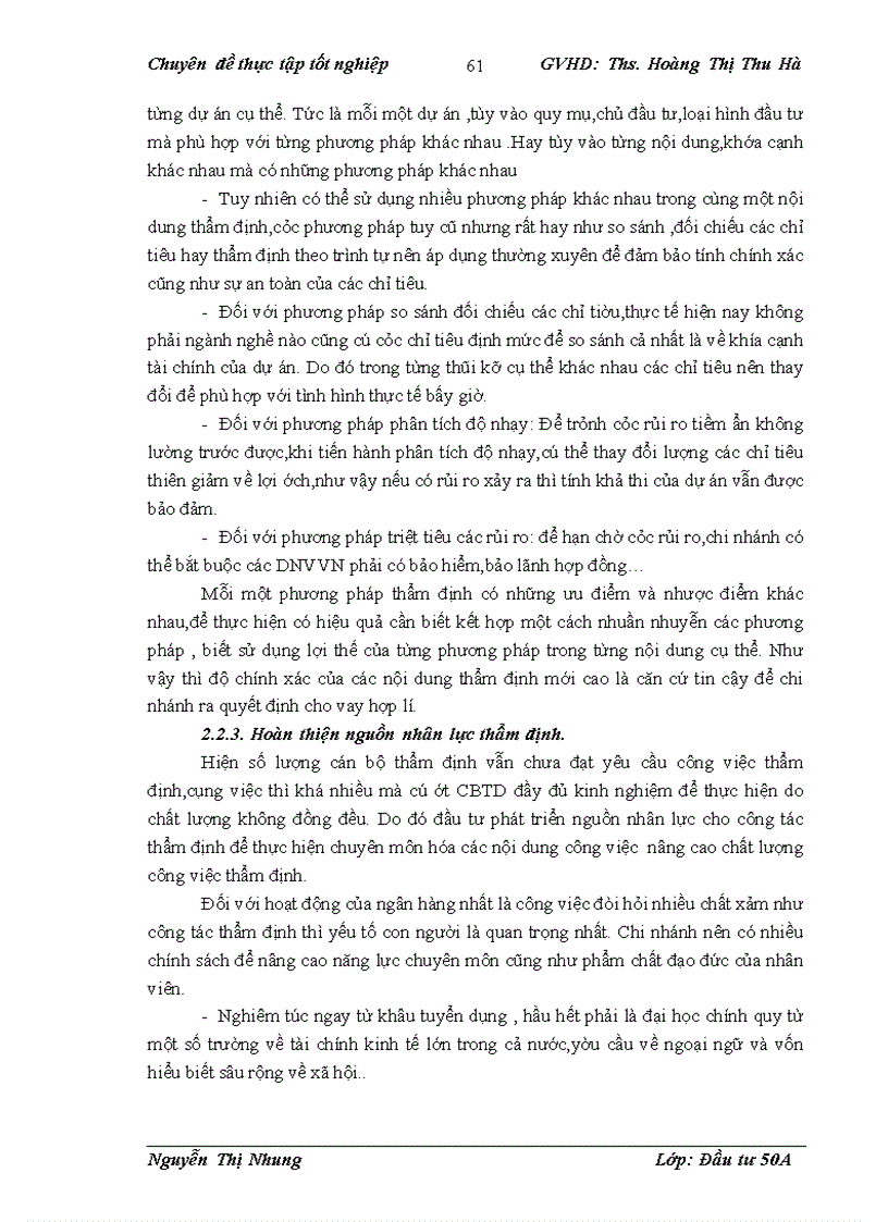 image for page Hoàn thiện công tác thẩm định dự án đầu tư vay vốn của các DNVVN tại Ngân hàng thương mại cổ phần Bắc Á chi nhánh Kim Liên