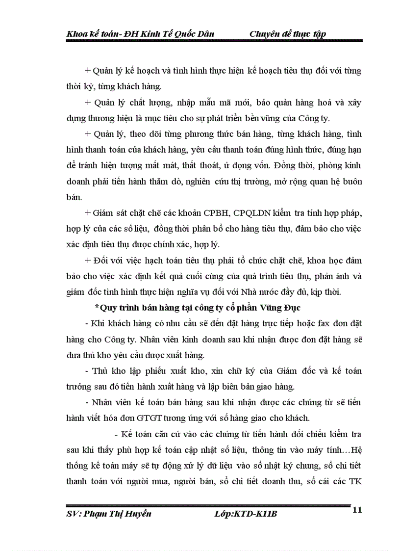 image for page Hoàn thiện kế toán bán hàng tại công ty cổ phần Vũng Đục 1