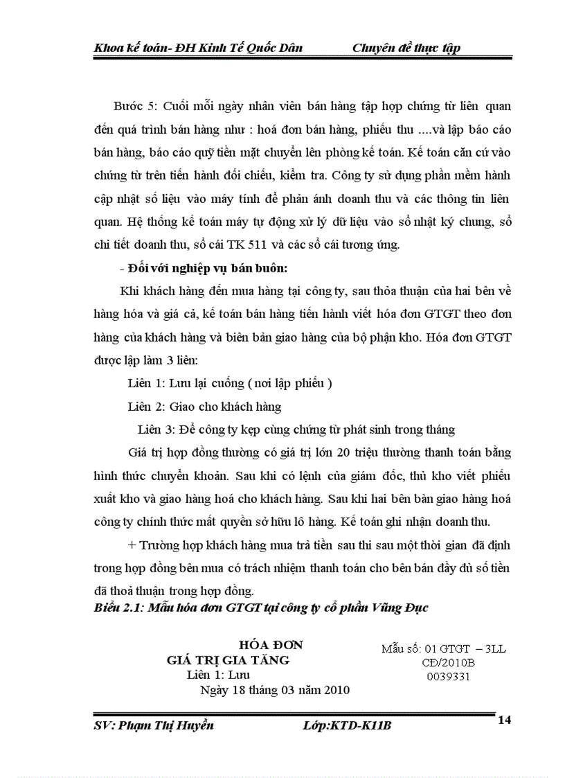 image for page Hoàn thiện kế toán bán hàng tại công ty cổ phần Vũng Đục 1