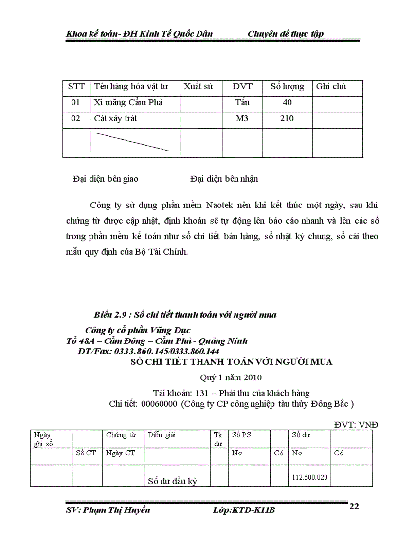 image for page Hoàn thiện kế toán bán hàng tại công ty cổ phần Vũng Đục 1