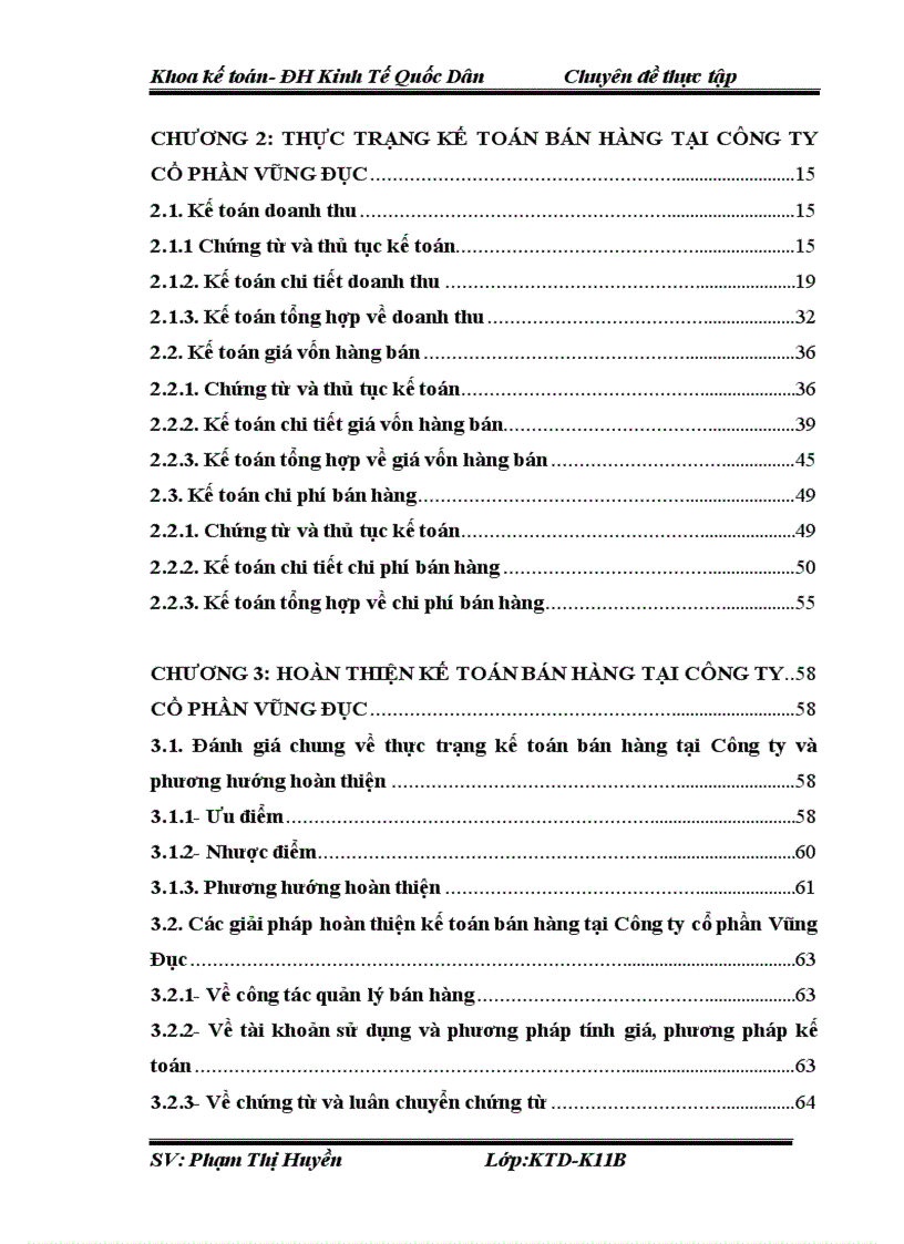 image for page Hoàn thiện kế toán bán hàng tại công ty cổ phần Vũng Đục 1