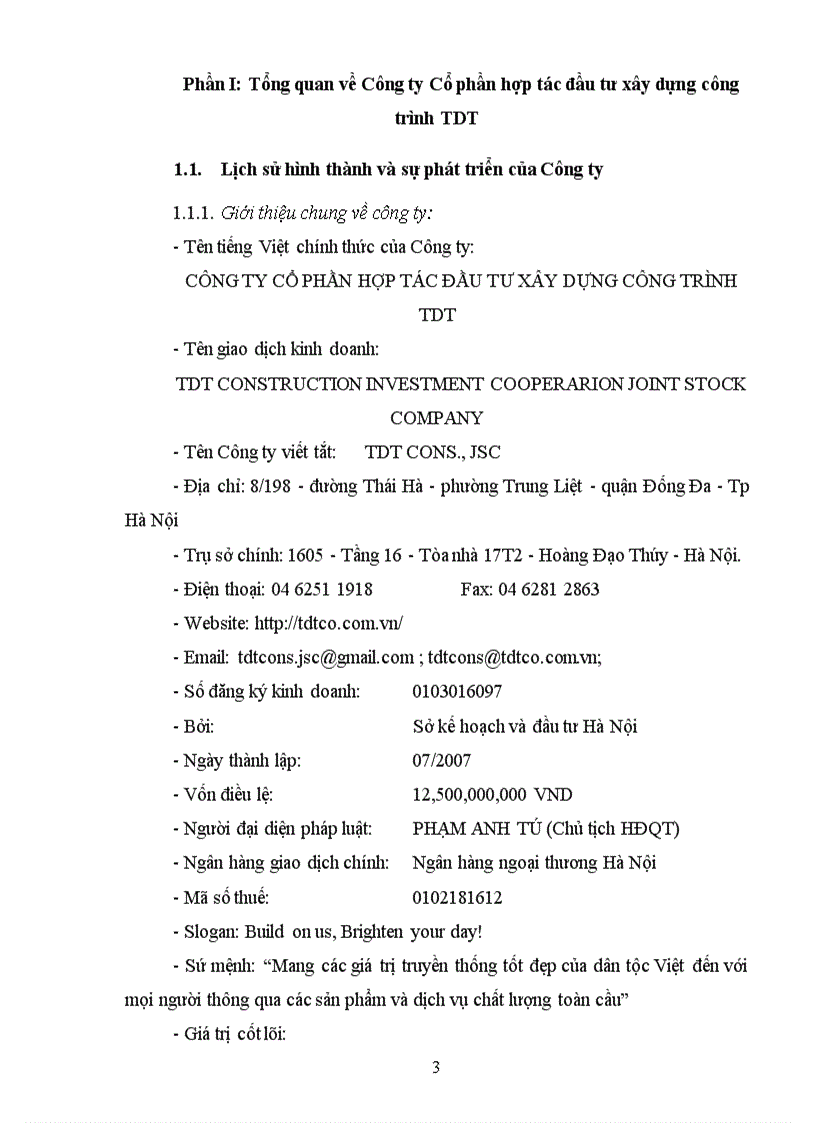 image for page Đánh giá thực trạng tổ chức kế toán tại Công ty Cổ phần hợp tác đầu tư xây dựng công trình TDT