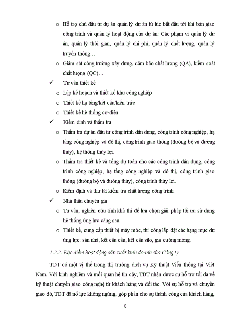 image for page Đánh giá thực trạng tổ chức kế toán tại Công ty Cổ phần hợp tác đầu tư xây dựng công trình TDT
