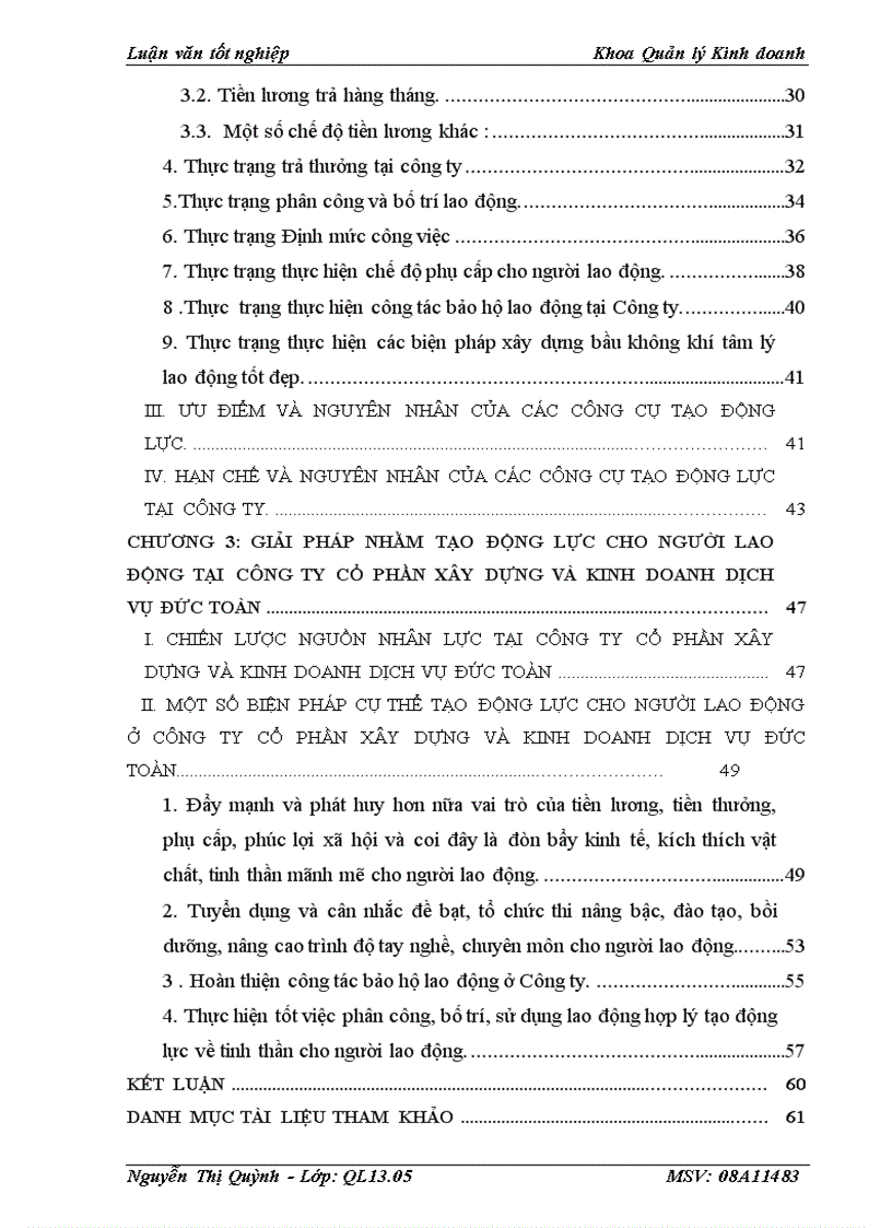 image for page Một số giải pháp nhằm tạo động lực cho người lao động tại Công ty Cổ phần xây dựng và kinh doanh dịch vụ Đức Toàn