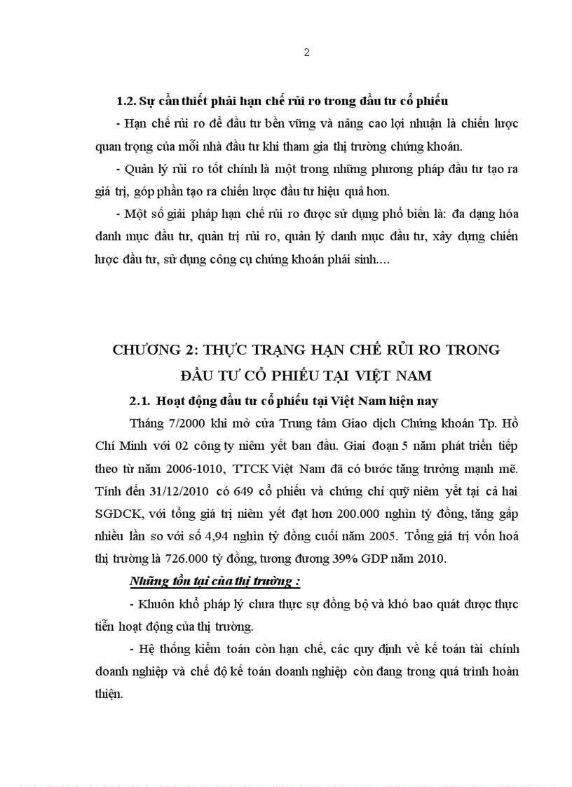 image for page Một số giải pháp phòng ngừa và hạn chế rủi ro trong đầu tư cổ phiếu