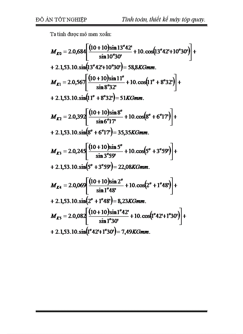 image for page Động học và động lực học quá trình tóp quay Kiểu con lăn