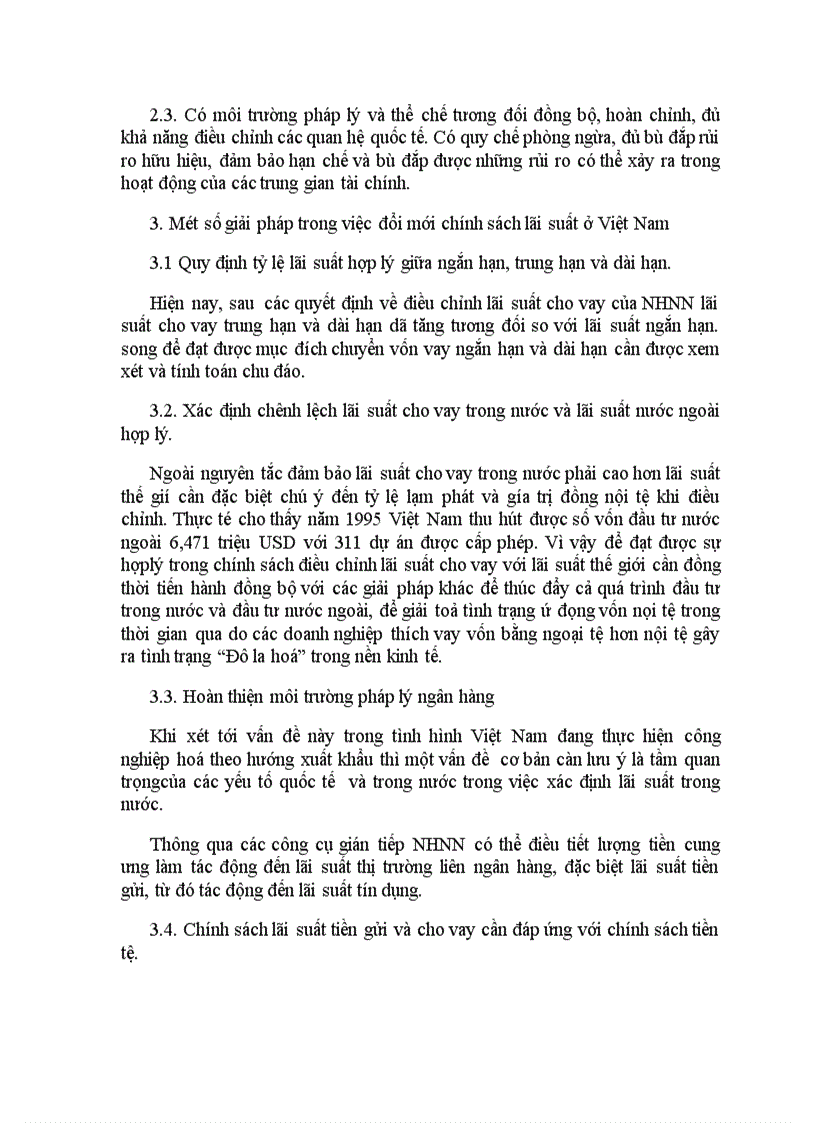 image for page Lý luận chung về lãi suất và vai trò của lãi suất đối với quá trình phát triển kinh tế
