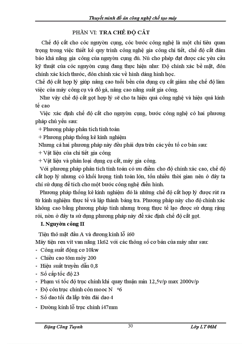 image for page Thuyết minh đồ án công nghệ chế tạo máy