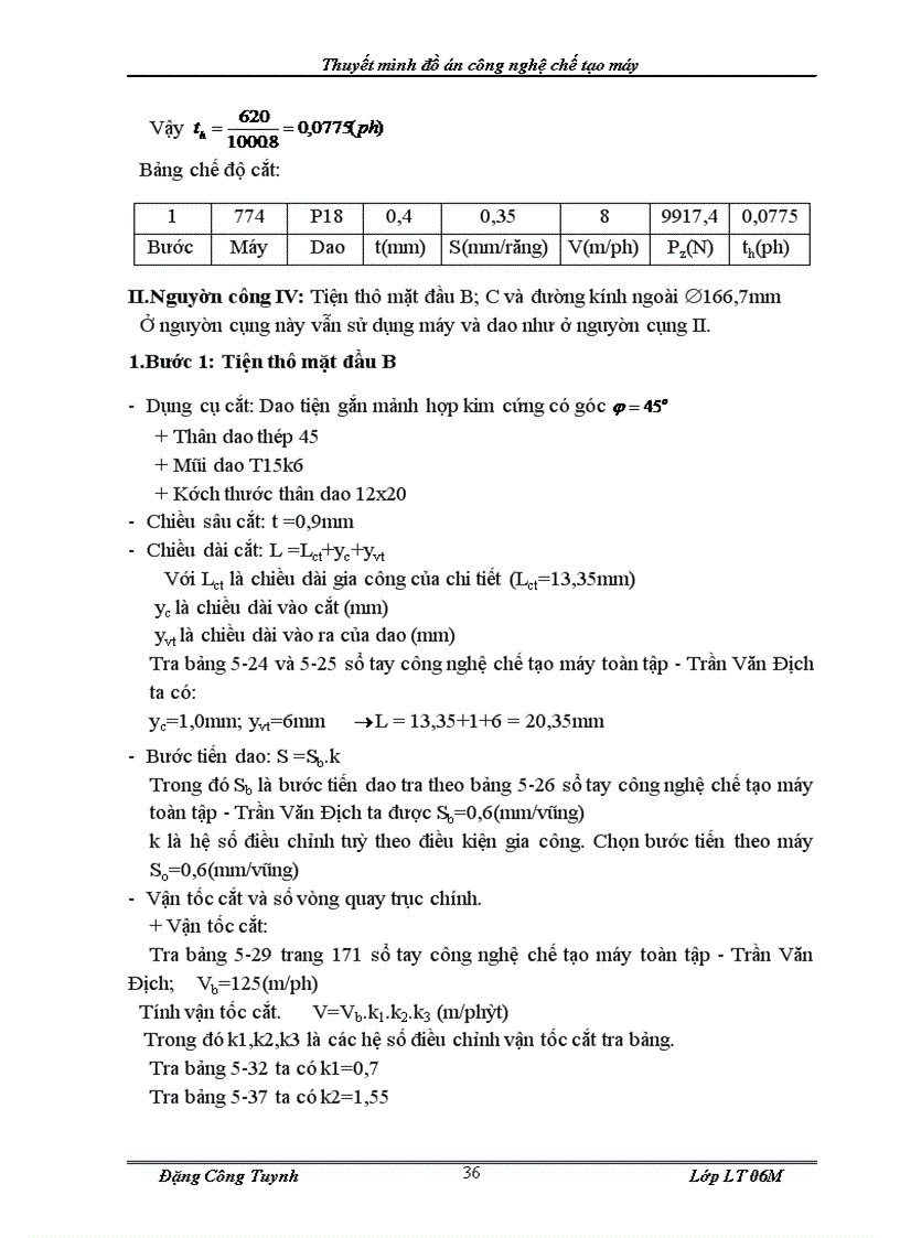 image for page Thuyết minh đồ án công nghệ chế tạo máy