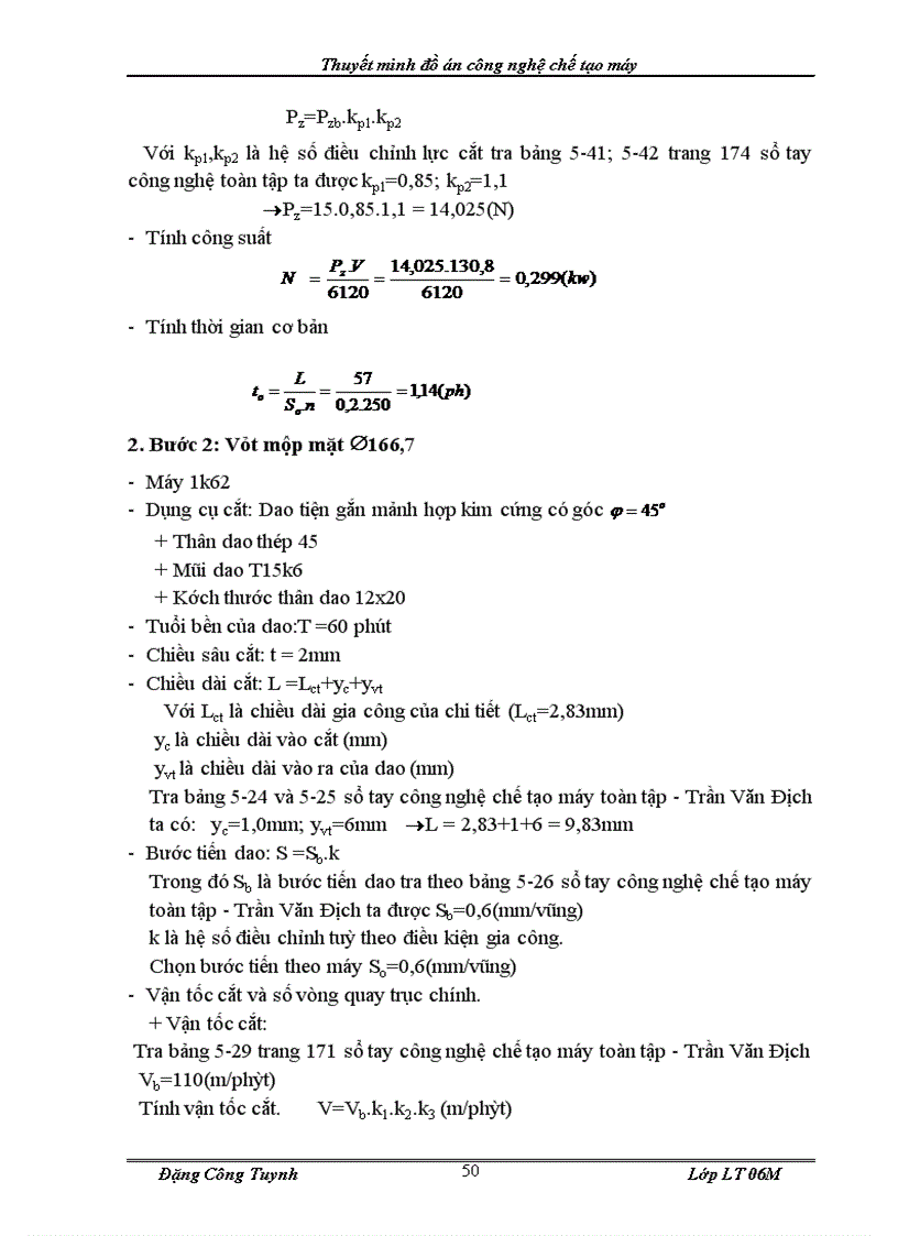 image for page Thuyết minh đồ án công nghệ chế tạo máy