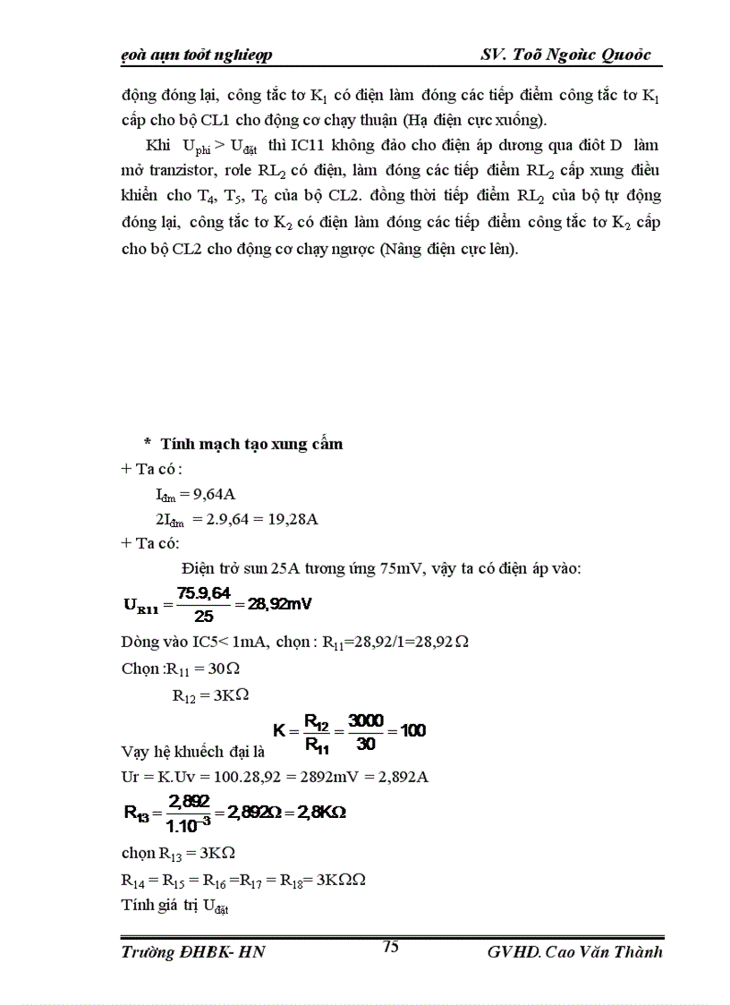 image for page Các phương pháp điều tốc động cơ 1 chiều