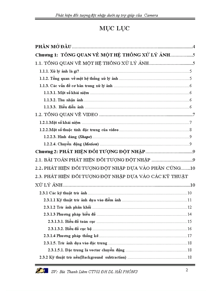 image for page Phát hiện đối tượng đột nhập dưới sự trợ giúp của Camera