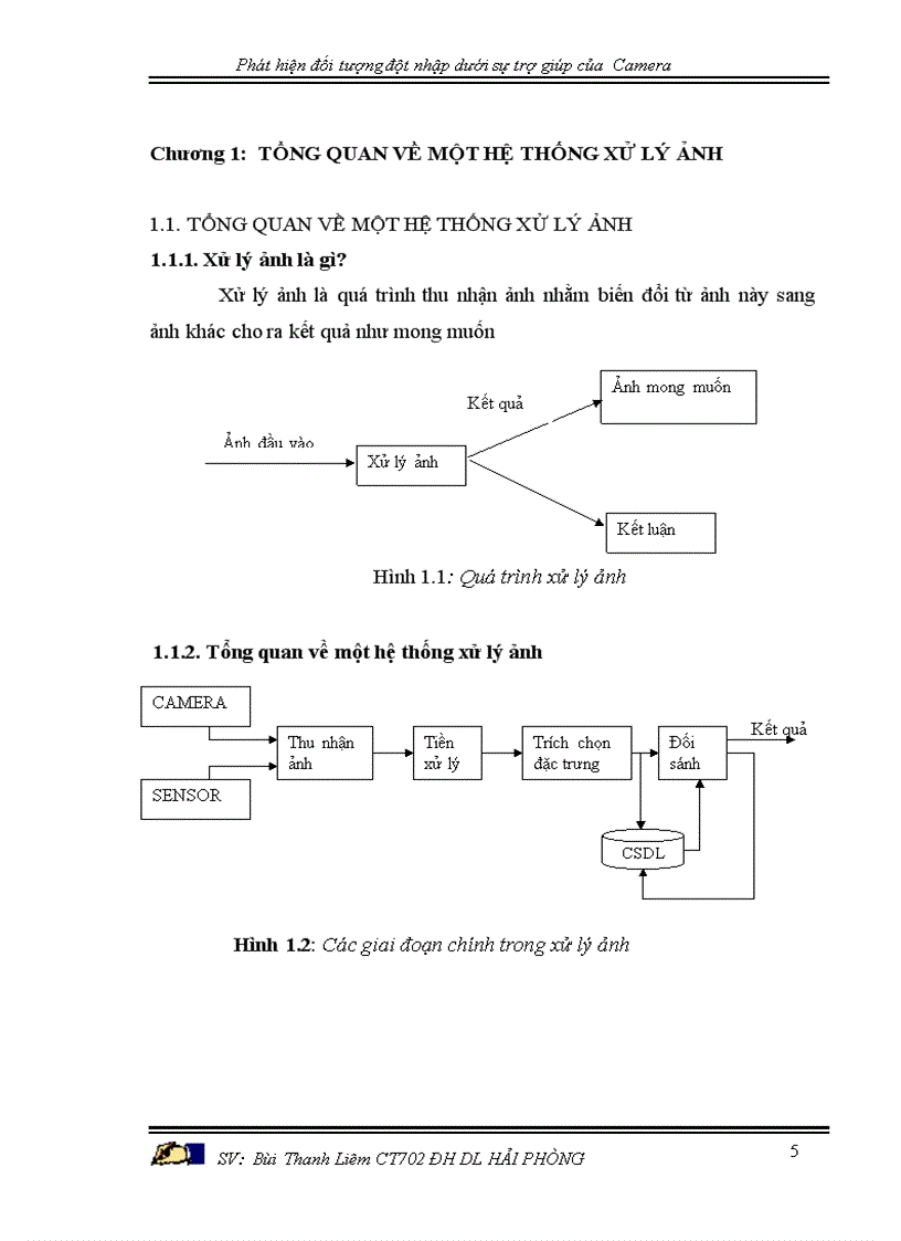 image for page Phát hiện đối tượng đột nhập dưới sự trợ giúp của Camera