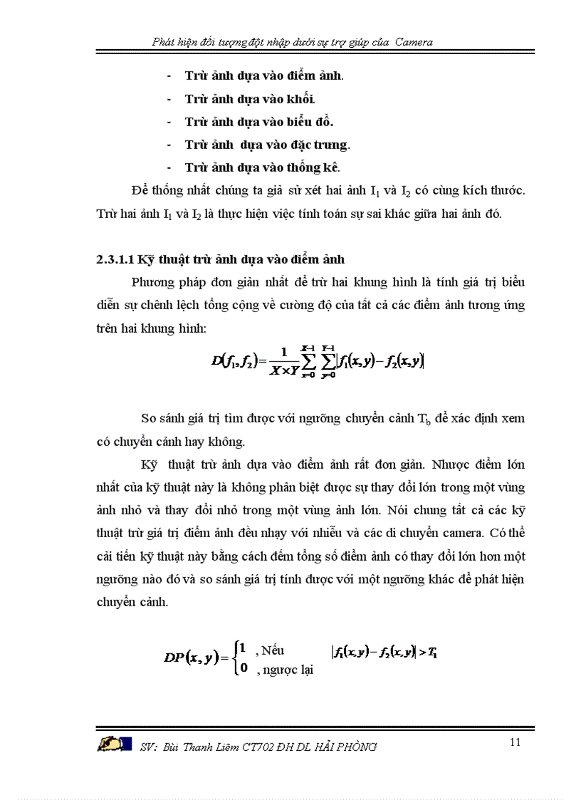 image for page Phát hiện đối tượng đột nhập dưới sự trợ giúp của Camera