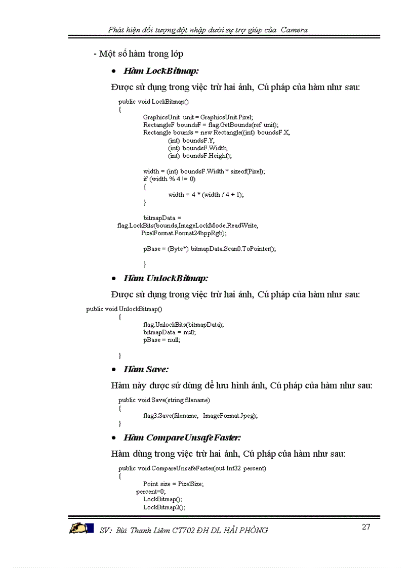 image for page Phát hiện đối tượng đột nhập dưới sự trợ giúp của Camera