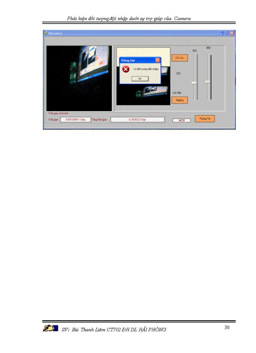 image for page Phát hiện đối tượng đột nhập dưới sự trợ giúp của Camera