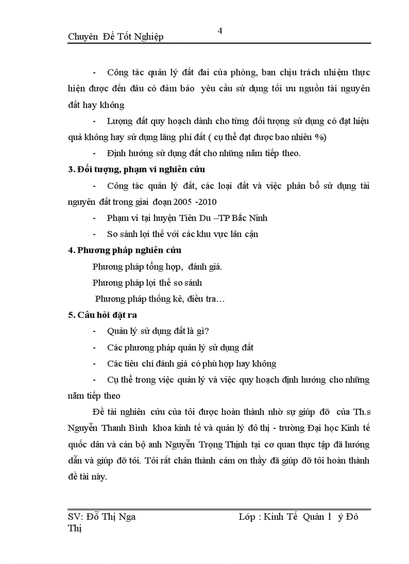 image for page Thực trạng và kiến nghị công tác quản lý và sử dụng đất tại huyện Tiên Du TP Bắc Ninh giai đoạn 2005 2010 1