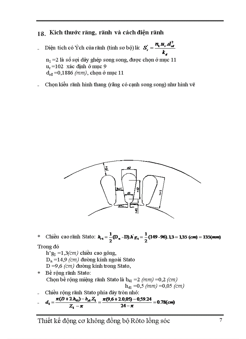 image for page Thiết kế động cơ không đồng bộ Rôto lồng sóc