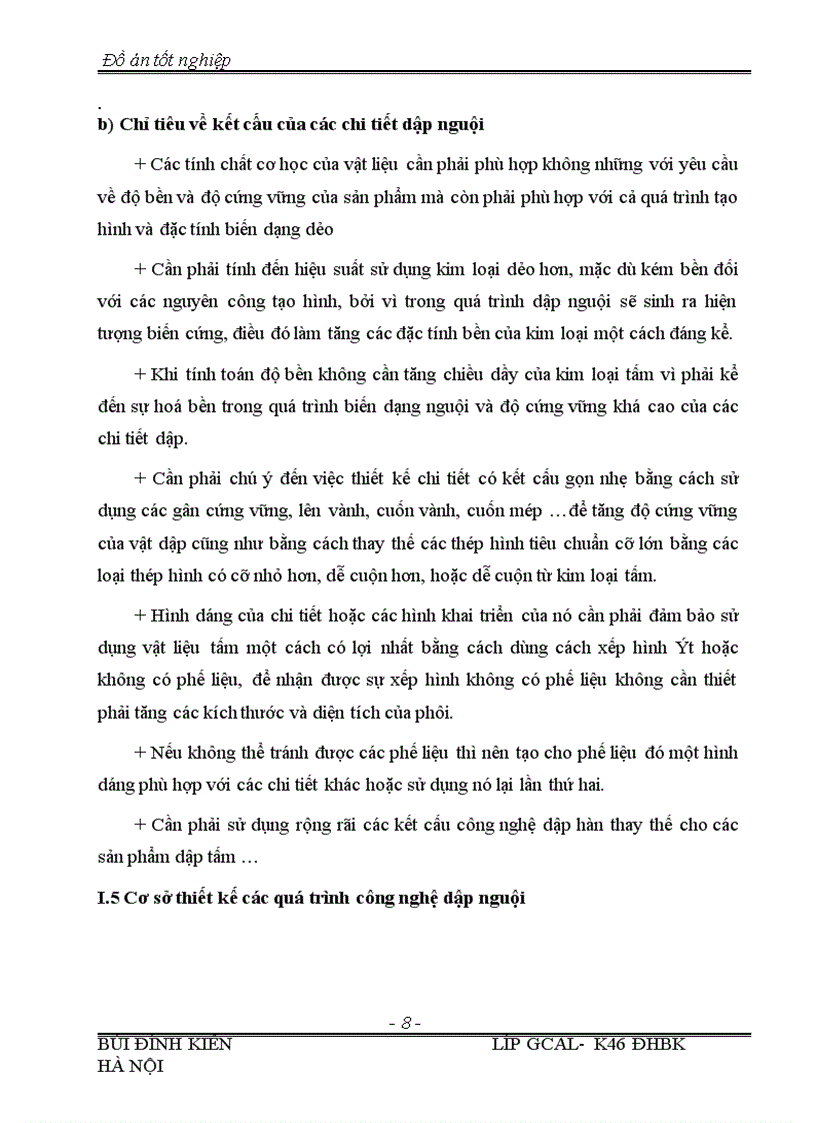 image for page Tính toán và thiết kế quy trình công nghệ chế tạo cụm bản lề của cánh cửa ô tô Huyn dai và máy dập phục vụ cho công nghệ 1