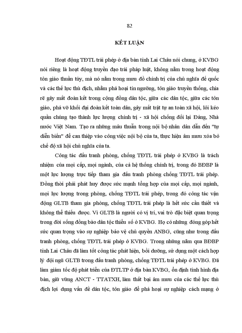 image for page Nâng cao hiệu quả vận động Già làng trưởng bản tham gia phòng chống truyền đạo tin lành trái phép ở khu vực biên giới của Bộ đội Biên phòng tỉnh Lai Châu