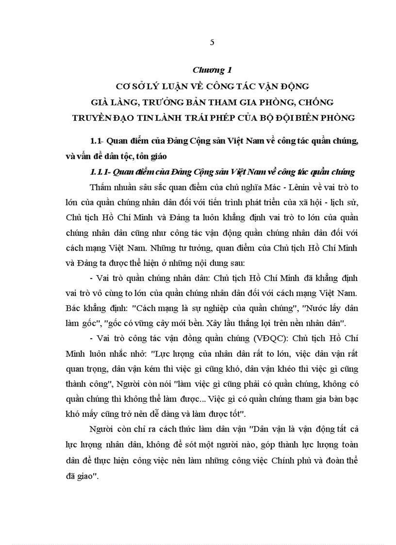 image for page Nâng cao hiệu quả vận động Già làng trưởng bản tham gia phòng chống truyền đạo tin lành trái phép ở khu vực biên giới của Bộ đội Biên phòng tỉnh Lai Châu 1