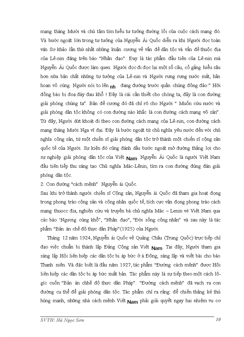 image for page Vai trò của lãnh tụ Nguyễn ái Quốc trong quá trình thành lập Đảng cộng sản Việt Nam