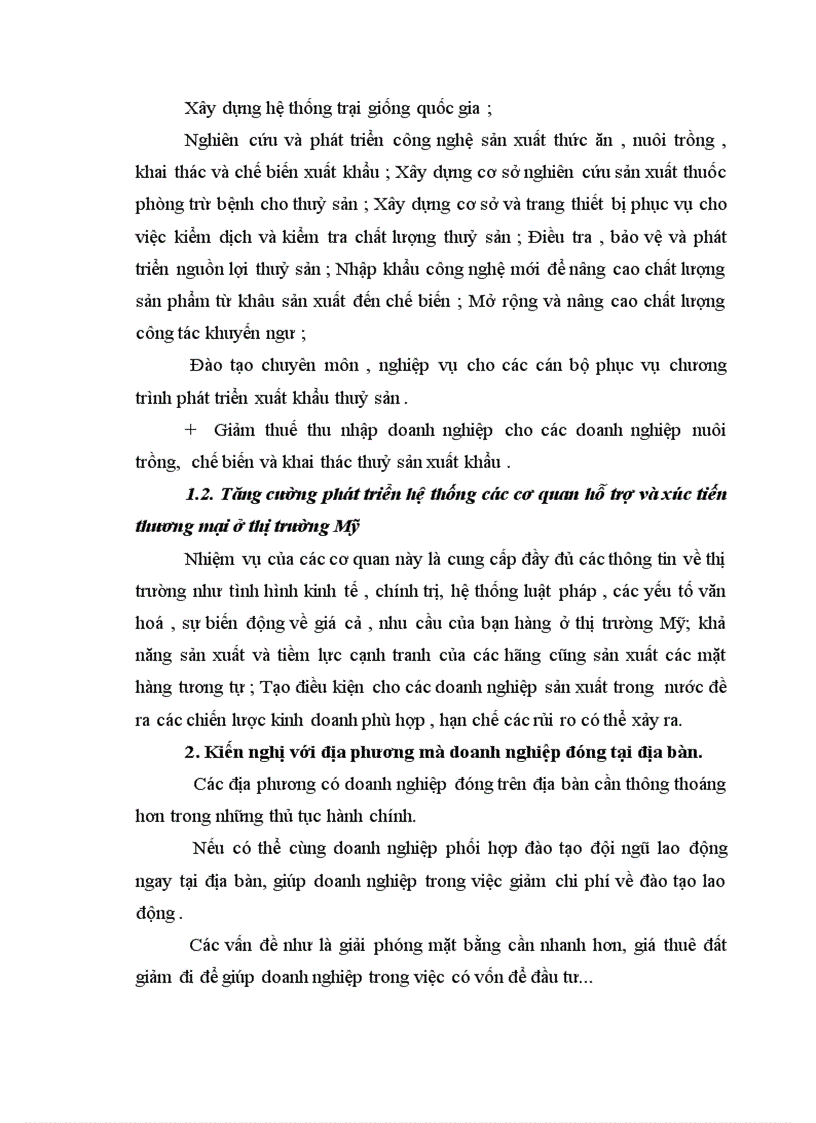 image for page Vấn đề xuất khẩu thuỷ sản của Việt Nam vào Mỹ thực trạng và giải pháp