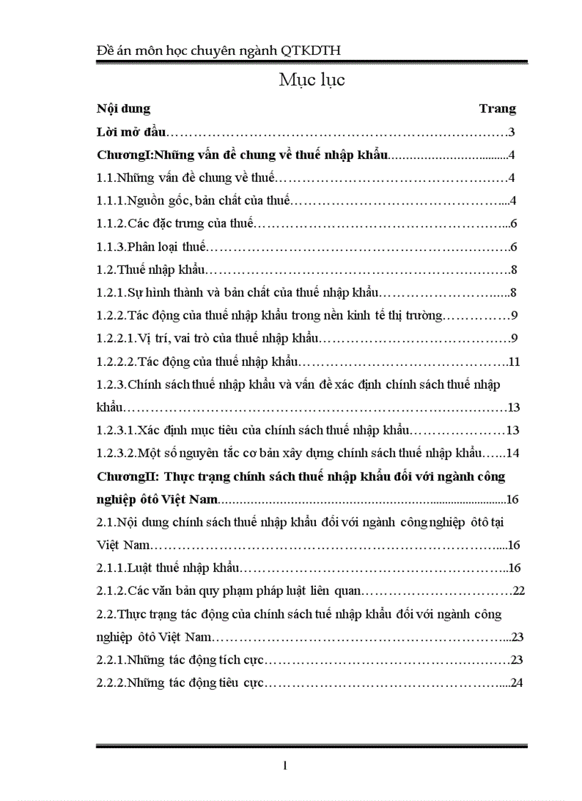 image for page Tác động của chính sách thuế nhập khẩu đến sự phát triển của ngành công nghiệp ôtô Việt Nam