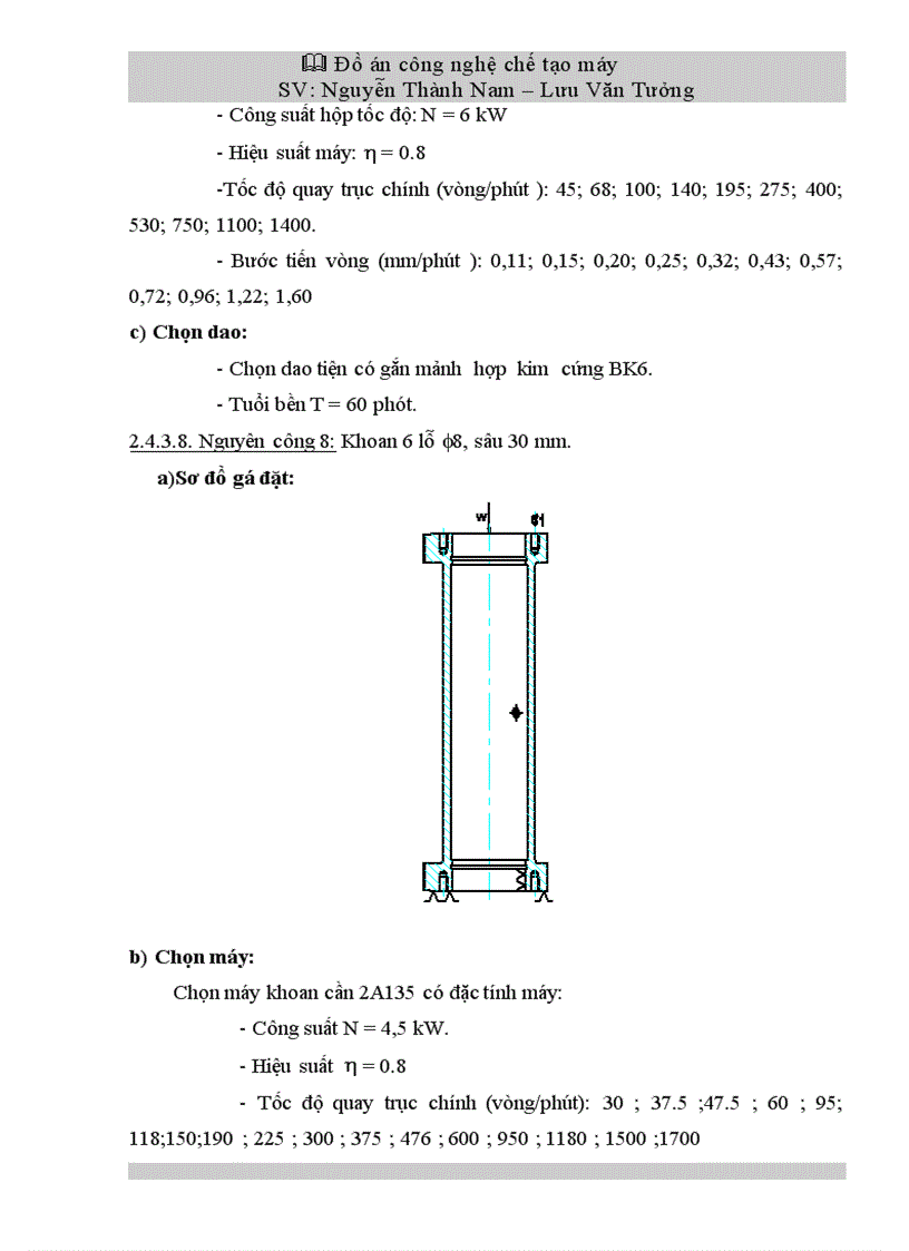image for page Thiết kế quy trình công nghệ gia công chi tiết thân gối đỡ