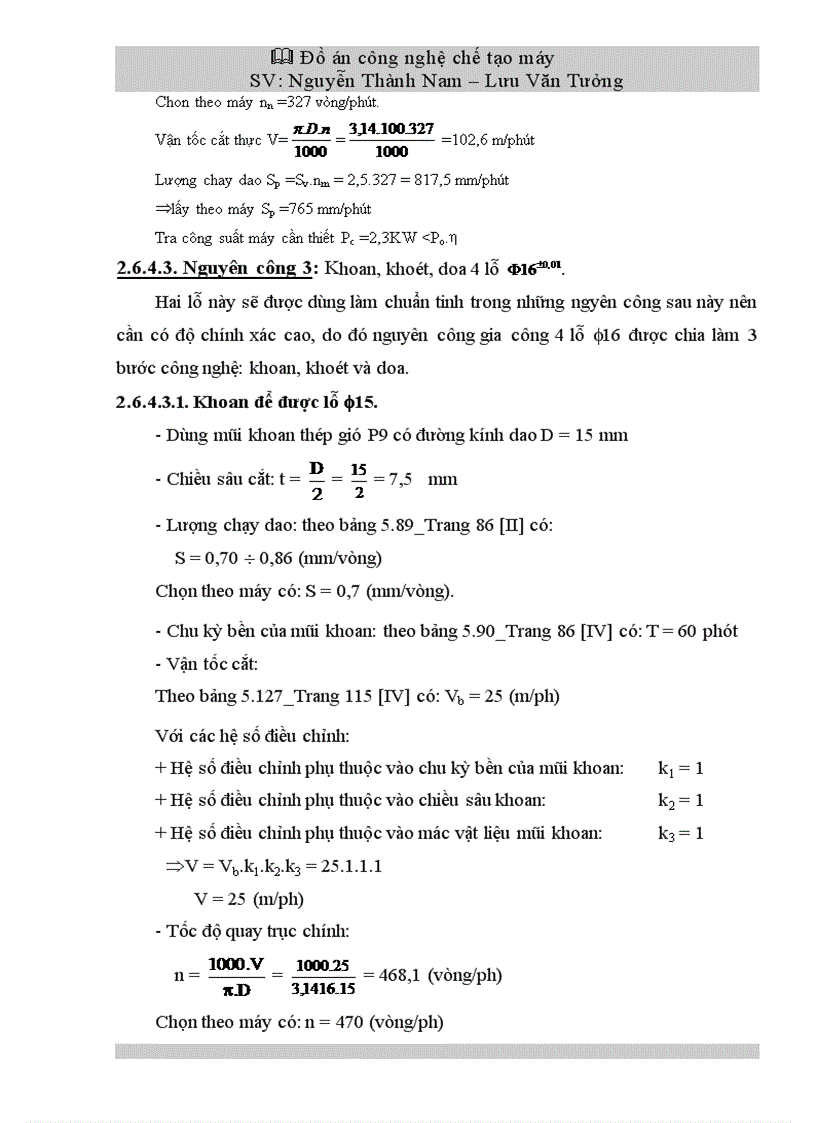 image for page Thiết kế quy trình công nghệ gia công chi tiết thân gối đỡ