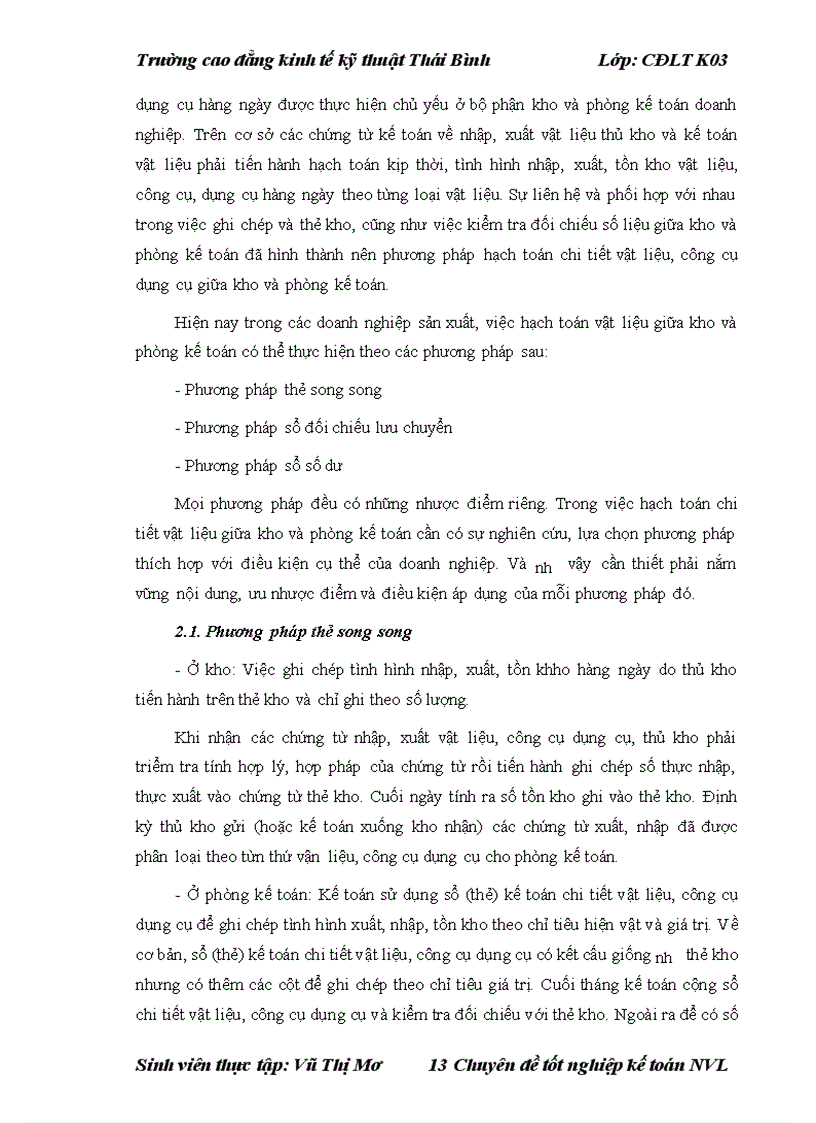 image for page Tổ chức công tác kế toán nguyên vật liệu công cụ dụng cụ ở công ty cổ phần tư vấn đầu tư và XD Hợp Thành