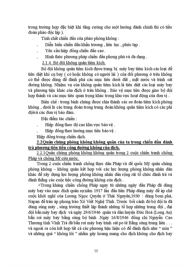 image for page Vai trò của quân chủng phòng không không quân trong chiến đấu đánh trả phương tiện tiến công đường không của địch