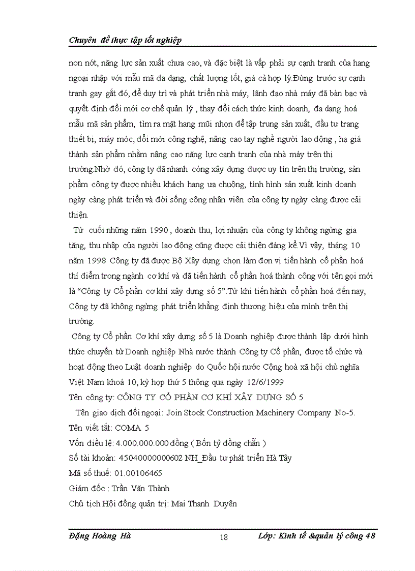 image for page Giải pháp nhằm nâng cao năng lực cạnh tranh của Công ty Cổ phần Cơ khí Xây dựng số 5