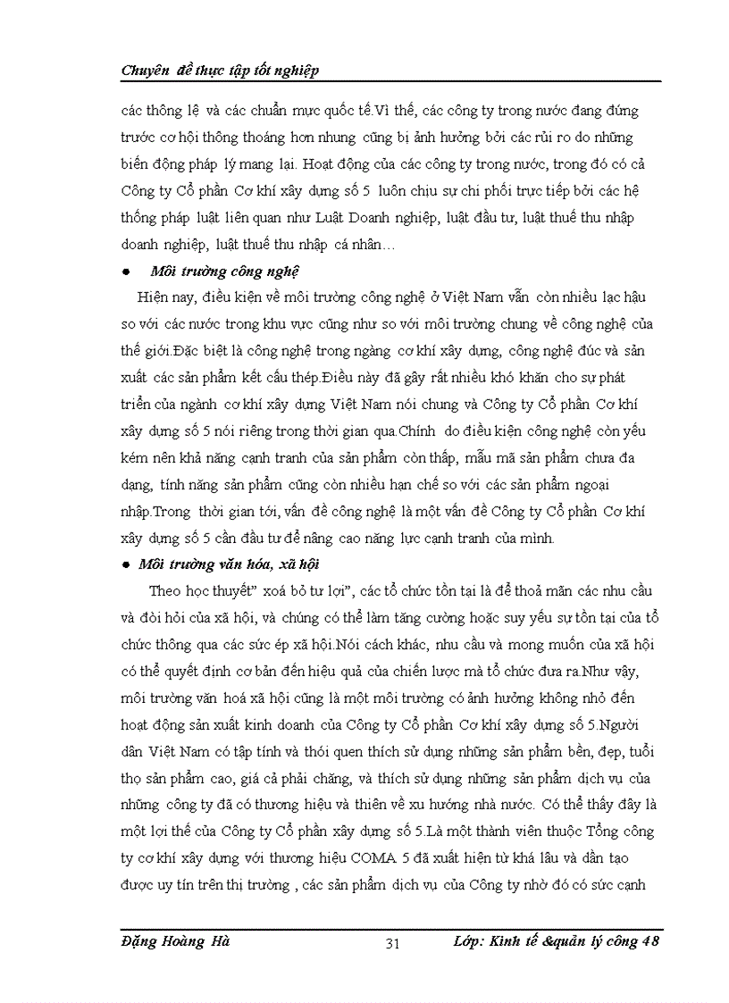 image for page Giải pháp nhằm nâng cao năng lực cạnh tranh của Công ty Cổ phần Cơ khí Xây dựng số 5