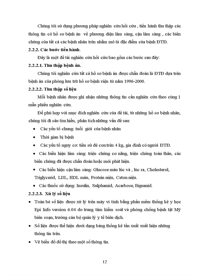 image for page Tìm hiểu tình hình bệnh đái tháo đường trong 5 năm 1996 2000 tại khoa nội tiết bệnh viện Bạch Mai