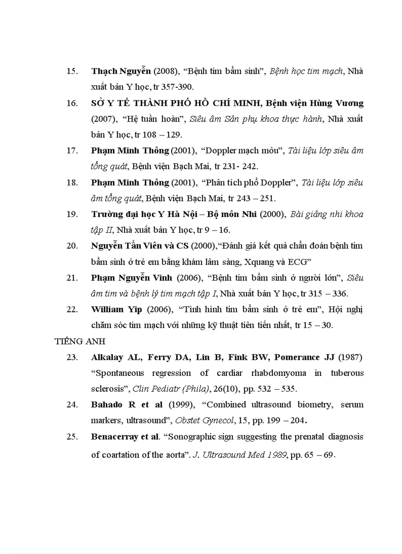 image for page Tổng kết các trường hợp dị tật tim thai nhi được chẩn đoán bằng siêu âm tại Trung tâm chẩn đoán trước sinh Bệnh viện Phụ Sản Trung Ương từ năm 2006 2009