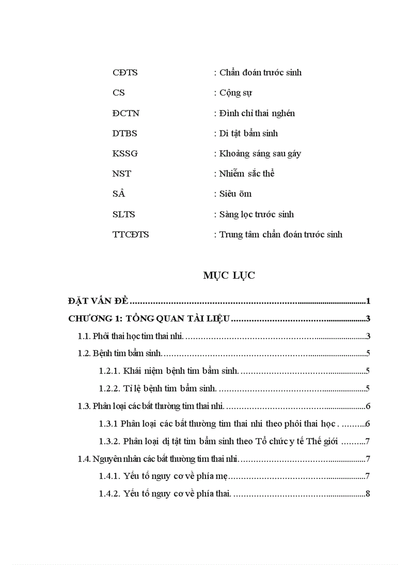 image for page Tổng kết các trường hợp dị tật tim thai nhi được chẩn đoán bằng siêu âm tại Trung tâm chẩn đoán trước sinh Bệnh viện Phụ Sản Trung Ương từ năm 2006 2009