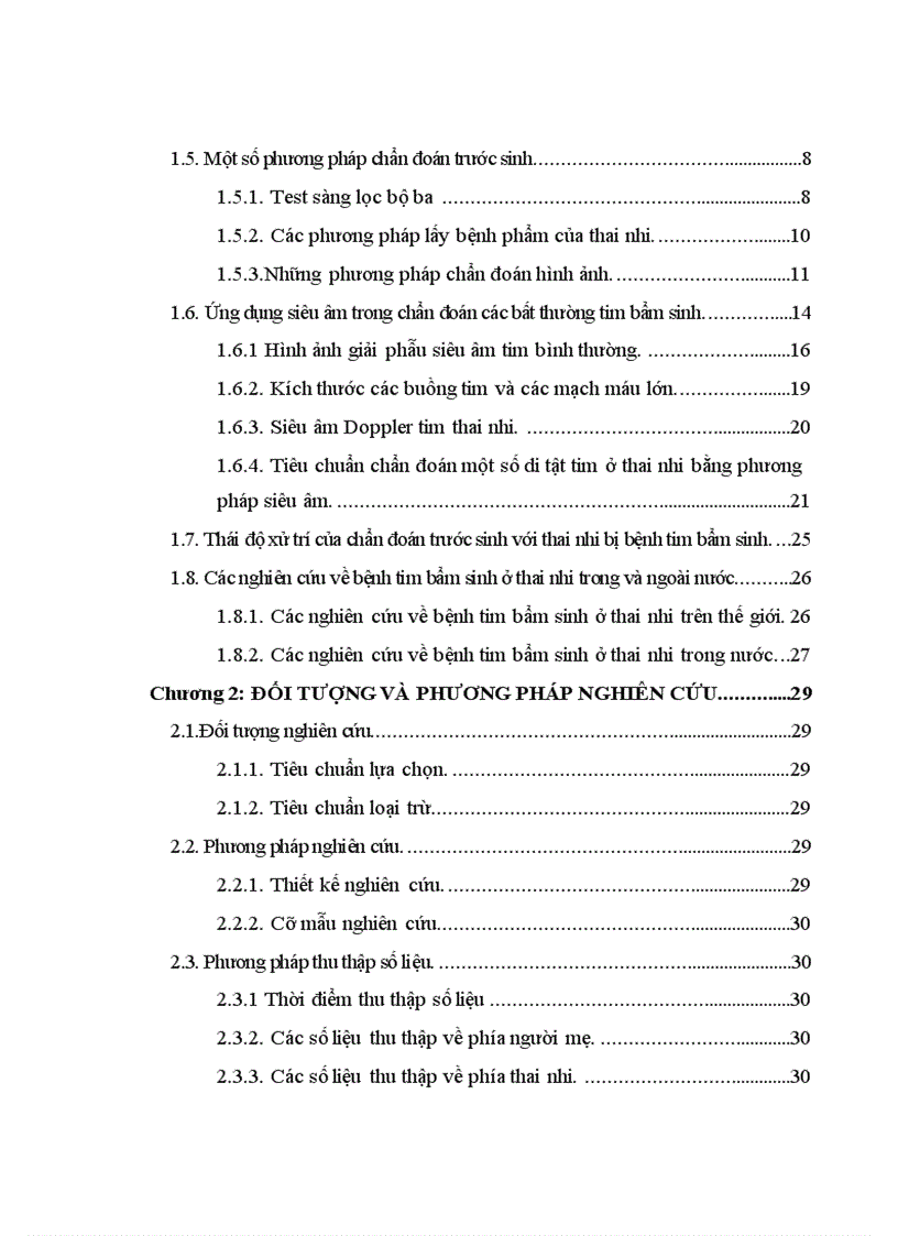 image for page Tổng kết các trường hợp dị tật tim thai nhi được chẩn đoán bằng siêu âm tại Trung tâm chẩn đoán trước sinh Bệnh viện Phụ Sản Trung Ương từ năm 2006 2009
