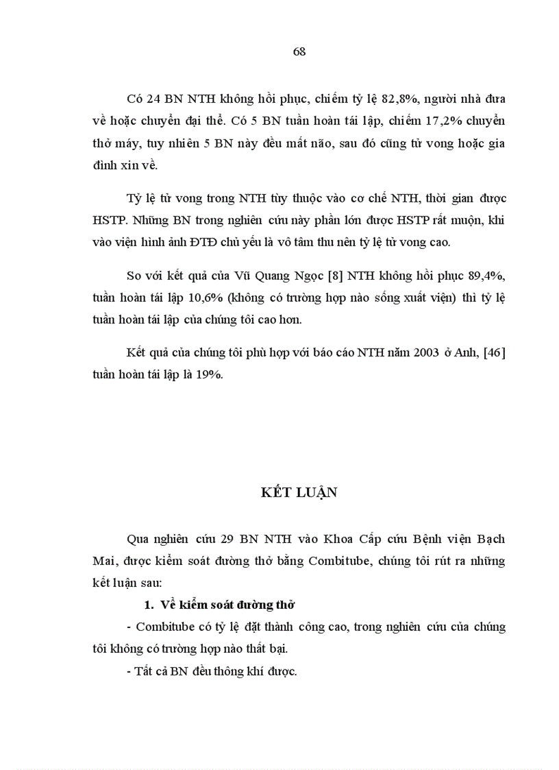 image for page Nghiên cứu áp dụng Combitube để kiểm soát đường thở trong xử trí ngừng tuần hoàn tại Khoa Cấp cứu Bệnh viện Bạch Mai