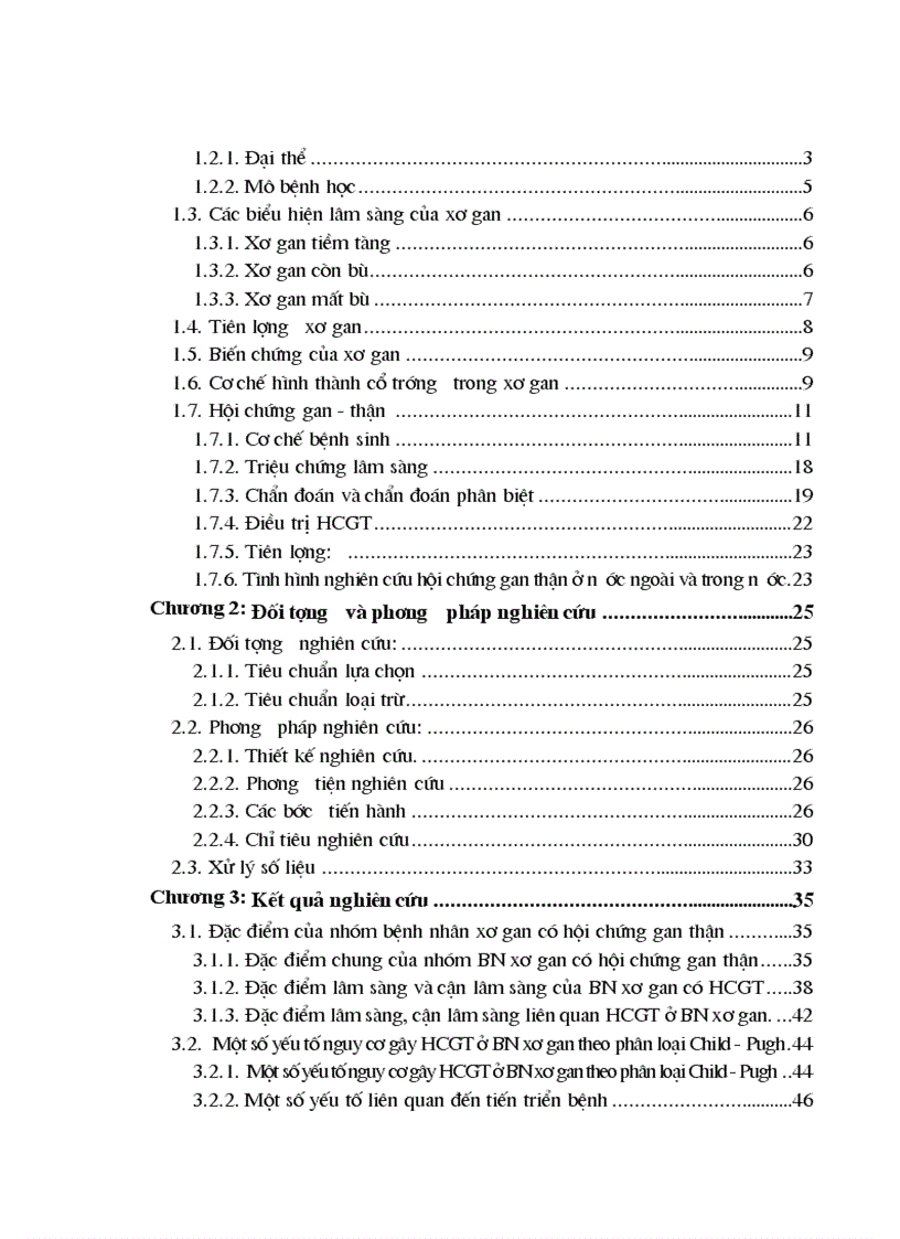image for page Nghiên cứu đặc điểm lâm sàng một số xét nghiệm cận lâm sàng của bệnh nhân xơ gan có HCGT