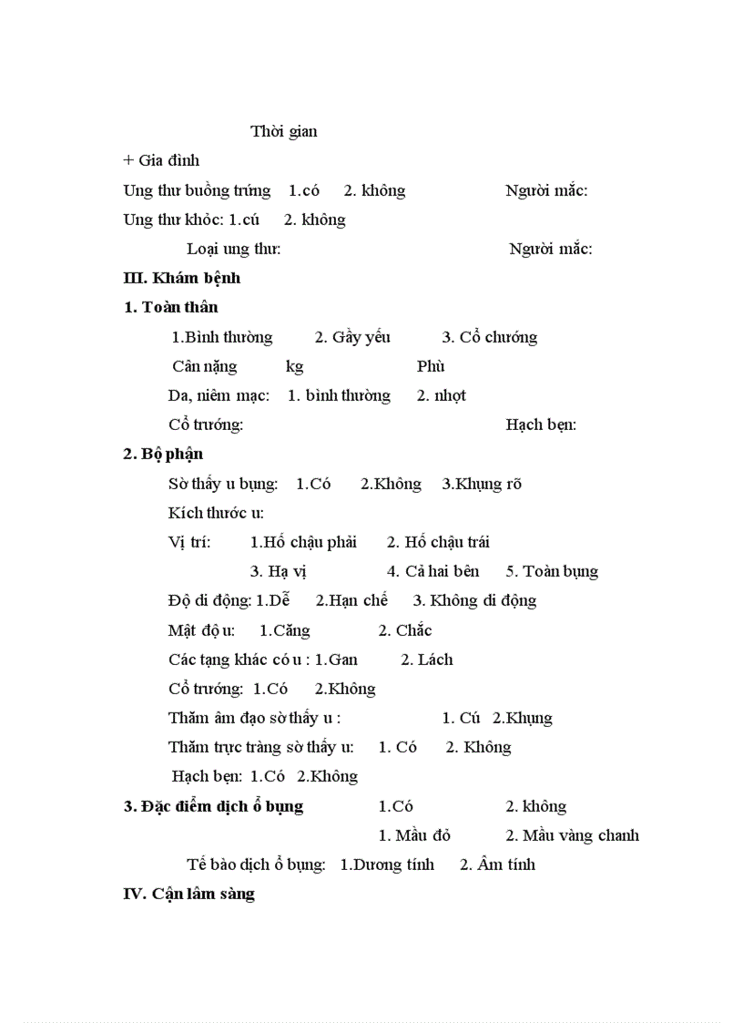 image for page Nhận xét đặc điểm lâm sàng cận lâm sàng và giá trị sinh thiết tức thì trong chẩn đoán u buồng trứng tại Bệnh viện K
