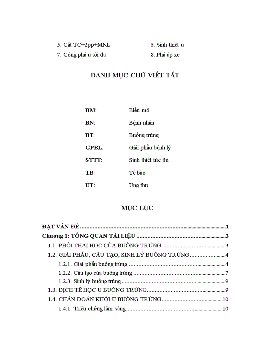 image for page Nhận xét đặc điểm lâm sàng cận lâm sàng và giá trị sinh thiết tức thì trong chẩn đoán u buồng trứng tại Bệnh viện K