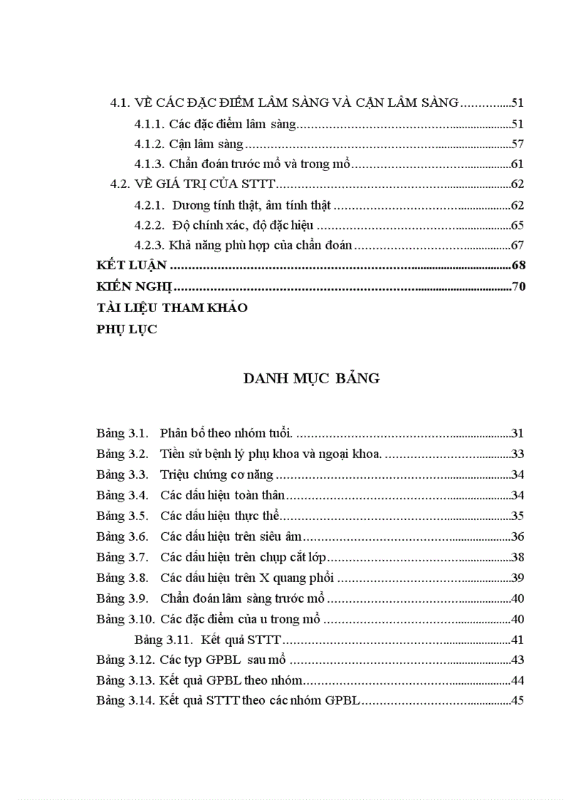 image for page Nhận xét đặc điểm lâm sàng cận lâm sàng và giá trị sinh thiết tức thì trong chẩn đoán u buồng trứng tại Bệnh viện K